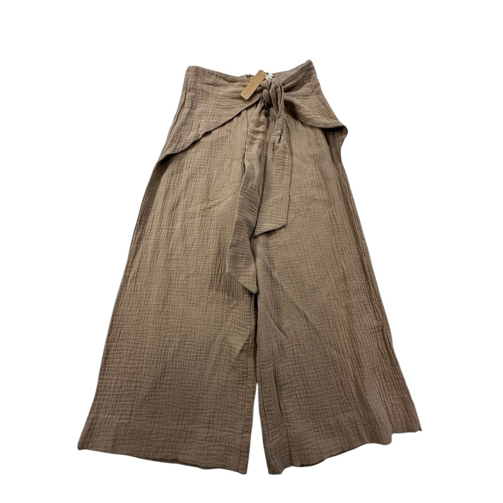 Flawless Pants‎ Women's Almond Latte From Irene's Story Size Small Wide Leg NWT